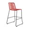 Armen Living Shasta 30" Outdoor Metal and Brick Red Rope Stackable Barstool, PK2 LCSTBABLBRK30 - alternate 9